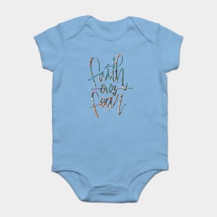 Faith over Fear Baby Bodysuit